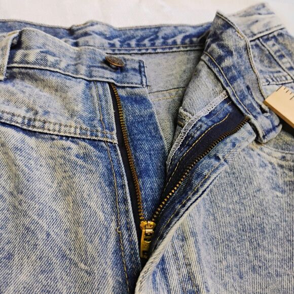 Vintage 80s CAP FERRAT Acid Wash High Rise Tapered Mom Jeans Size W31 /Womens 12 - Picture 16 of 16